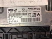 PEUGEOT 308 1.6 PETROL ECU KIT 9664738680 BOSCH  0261201505 5FW  2007-2012