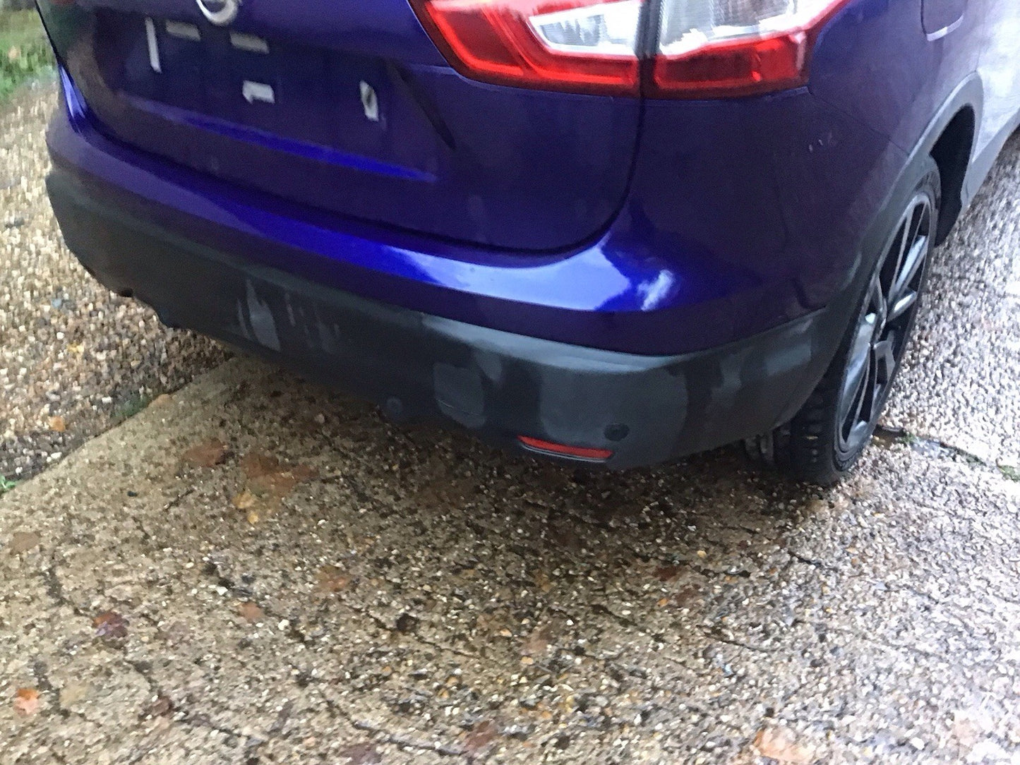 NISSAN QASHQAI J11E REAR BUMPER INK BLUE METALLIC PAINT CODE RBN 2013-2017