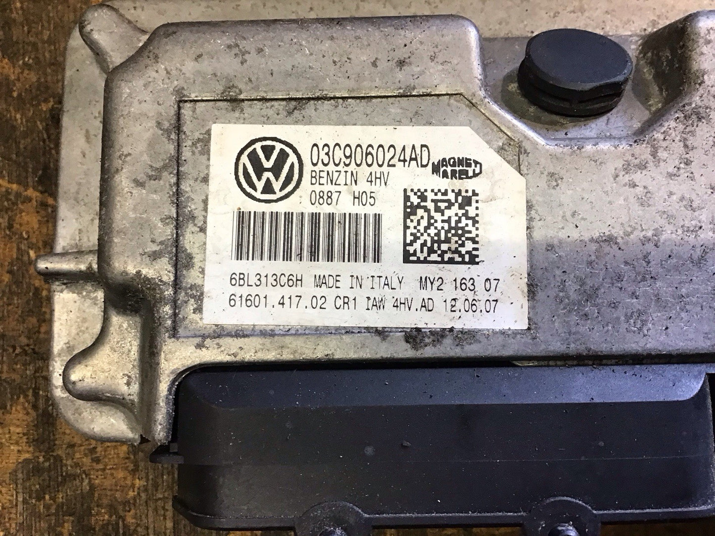 VOLKSWAGEN POLO 9N3 1.4 PETROL ECU KIT 03C906024AD BUD 2005-2009