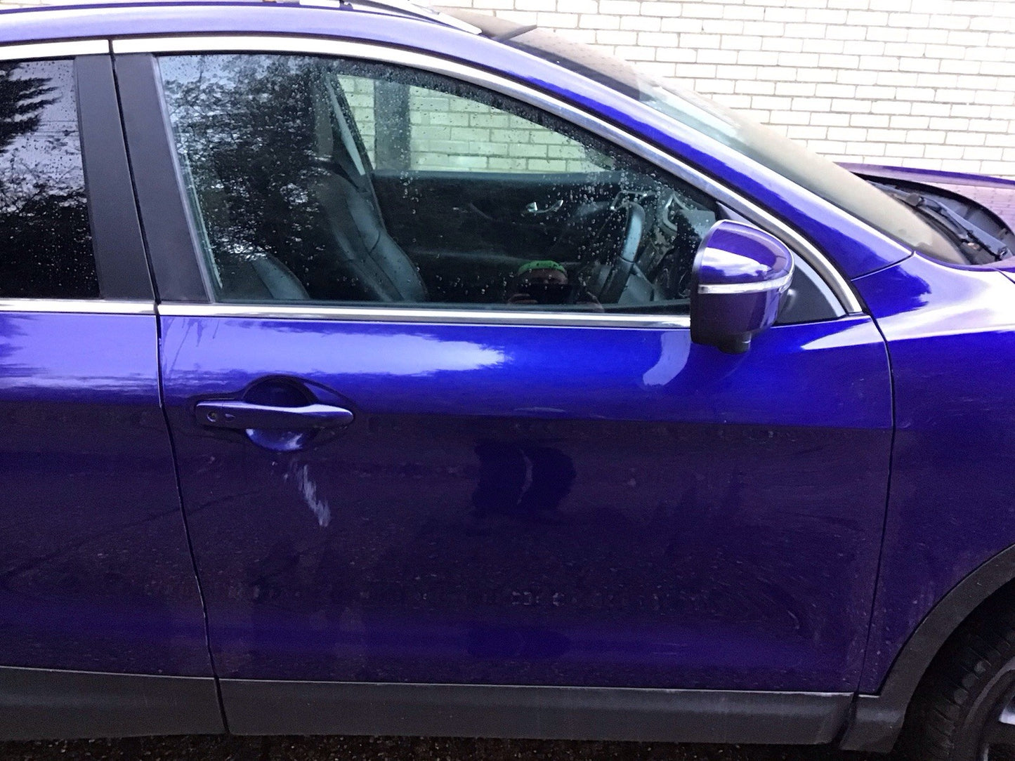 NISSAN QASHQAI J11 DRIVER SIDE FRONT DOOR INK BLUE METALLIC BRN 2014-2020