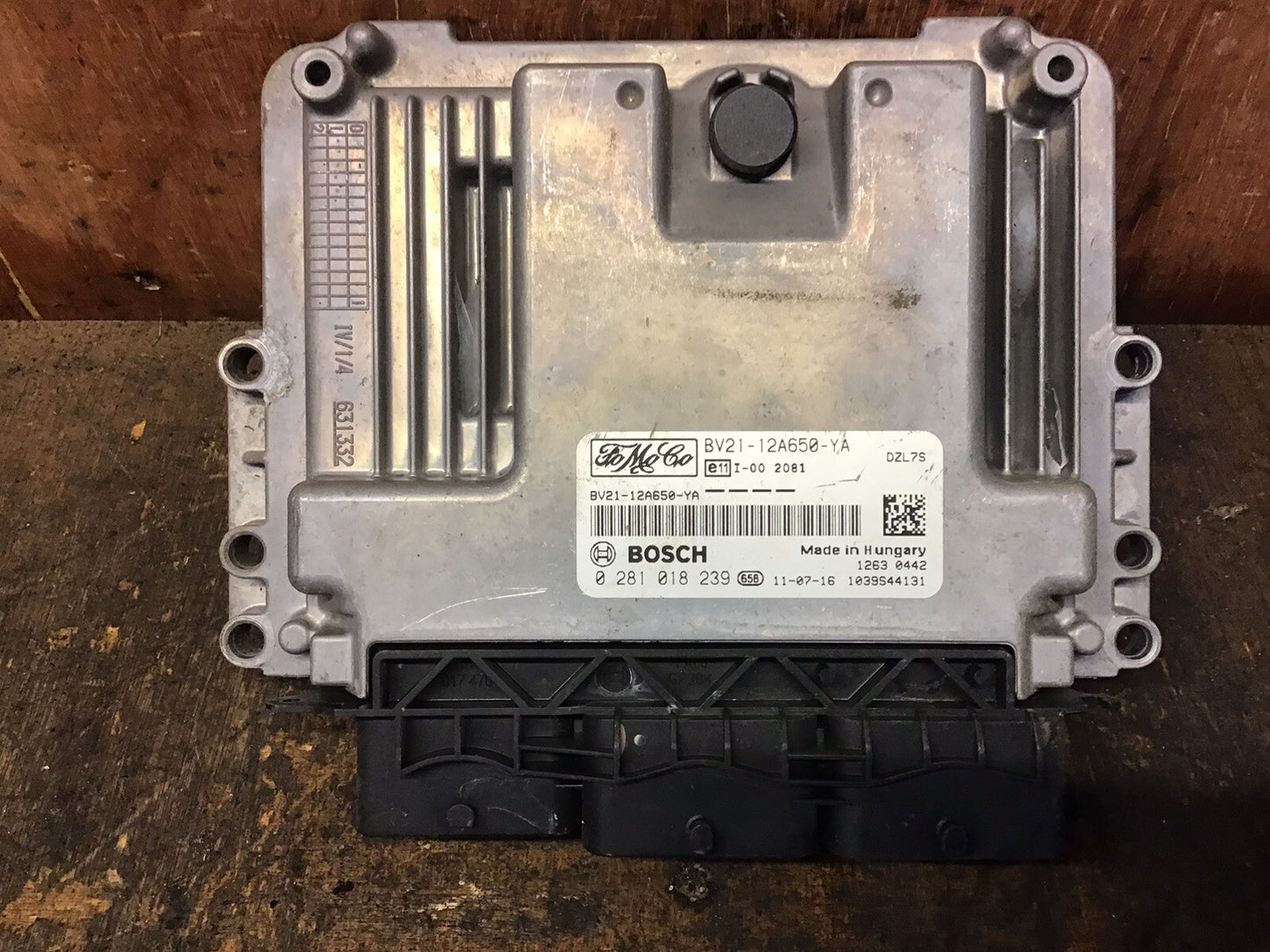 FORD FIESTA MK7 1.4 DIESEL ENGINE ECU BV21-12A650-YA F6JD/KVJA 2008-2012