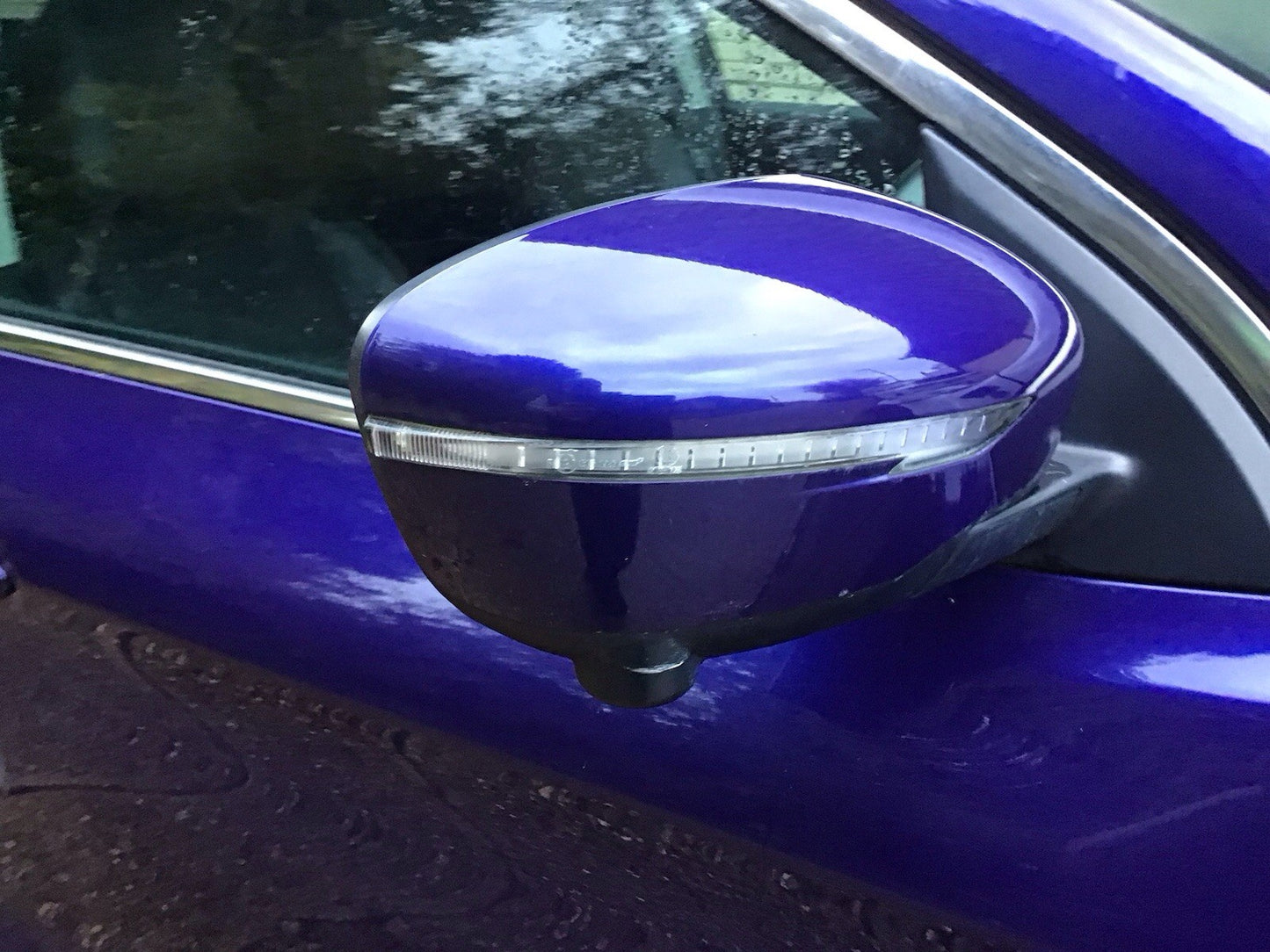 NISSAN QASHQAI J11E DRIVER SIDE DOOR MIRROR INK BLUE METALLIC BRN 2014-2020