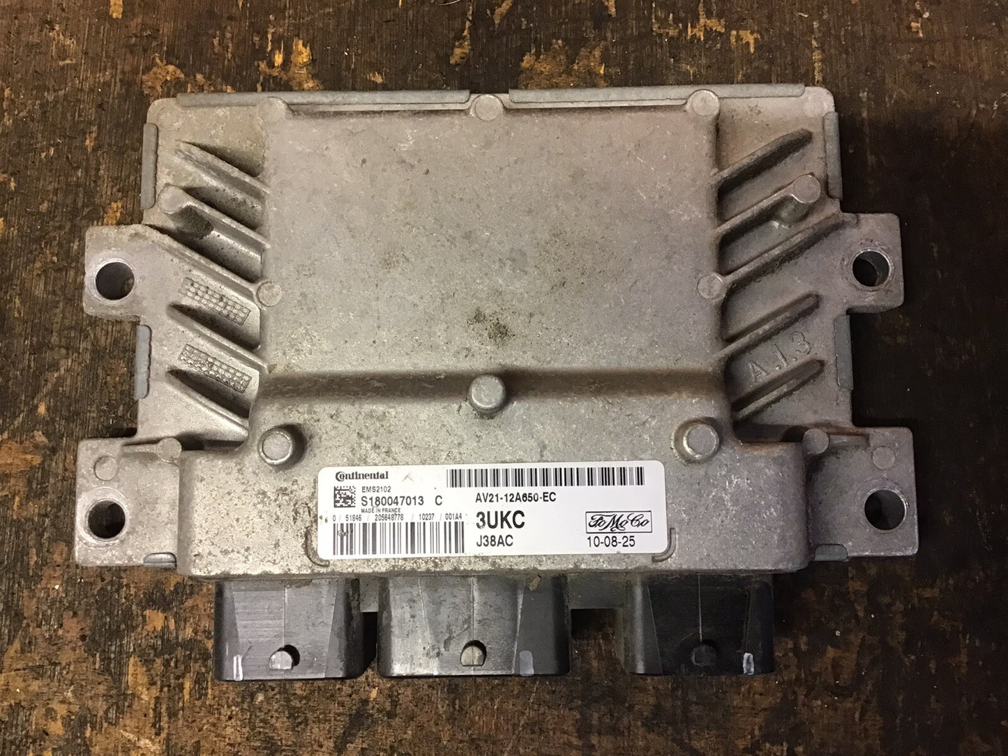 FORD FIESTA MK7 1.4 PETROL ENGINE ECU AV21-12A650-EC 3UKC 2008-2012