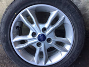 FORD FIESTA MK7 ALLOY WHEEL 15" TYRE 195X55X15 E1BJ-1007-AA 2013-2017