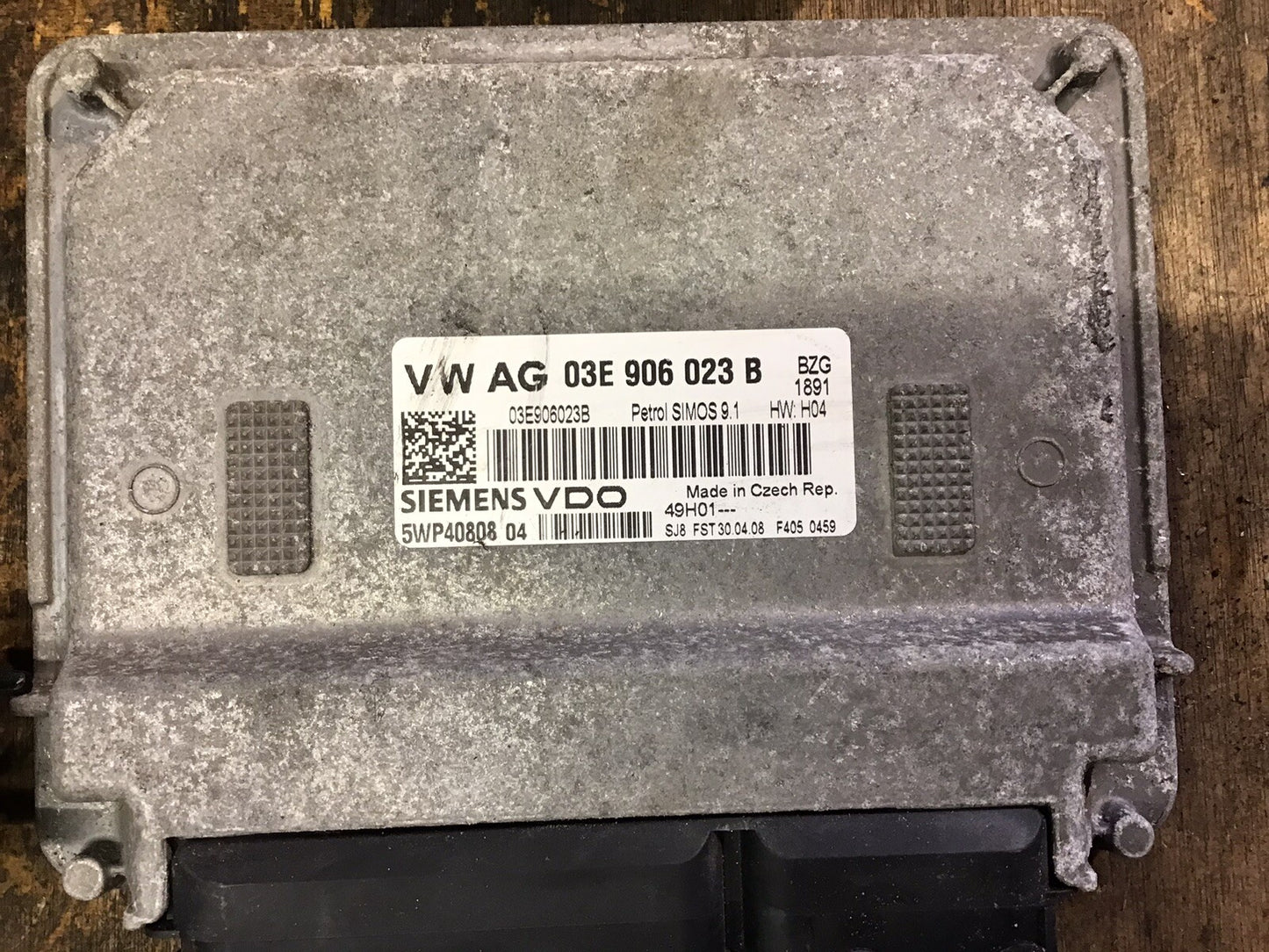 SKODA FABIA 1.2 PETROL ECU KIT 03E906023B SIEMENS 5WP40808 BZG 2006-2011