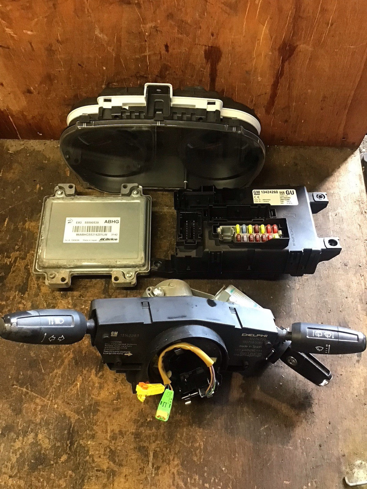 VAUXHALL CORSA D 1.2 PETROL ECU KIT 55590539  ABHG A12XER 2010-2014