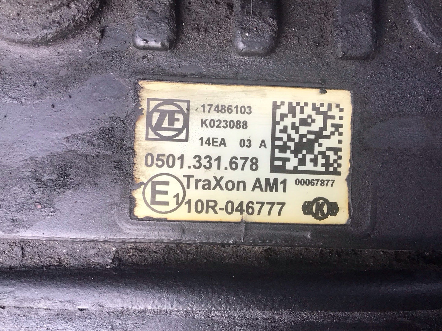 TRAXTON 0501.331.678 GEARBOX ECU COMPUTER ZF MAN TGX EURO 6 2017-2020