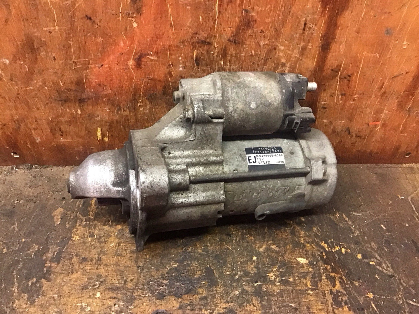TOYOTA YARIS MK2 1.3 PETROL STARTER MOTOR 28100-0Y020 6 SPEED 2006-2011