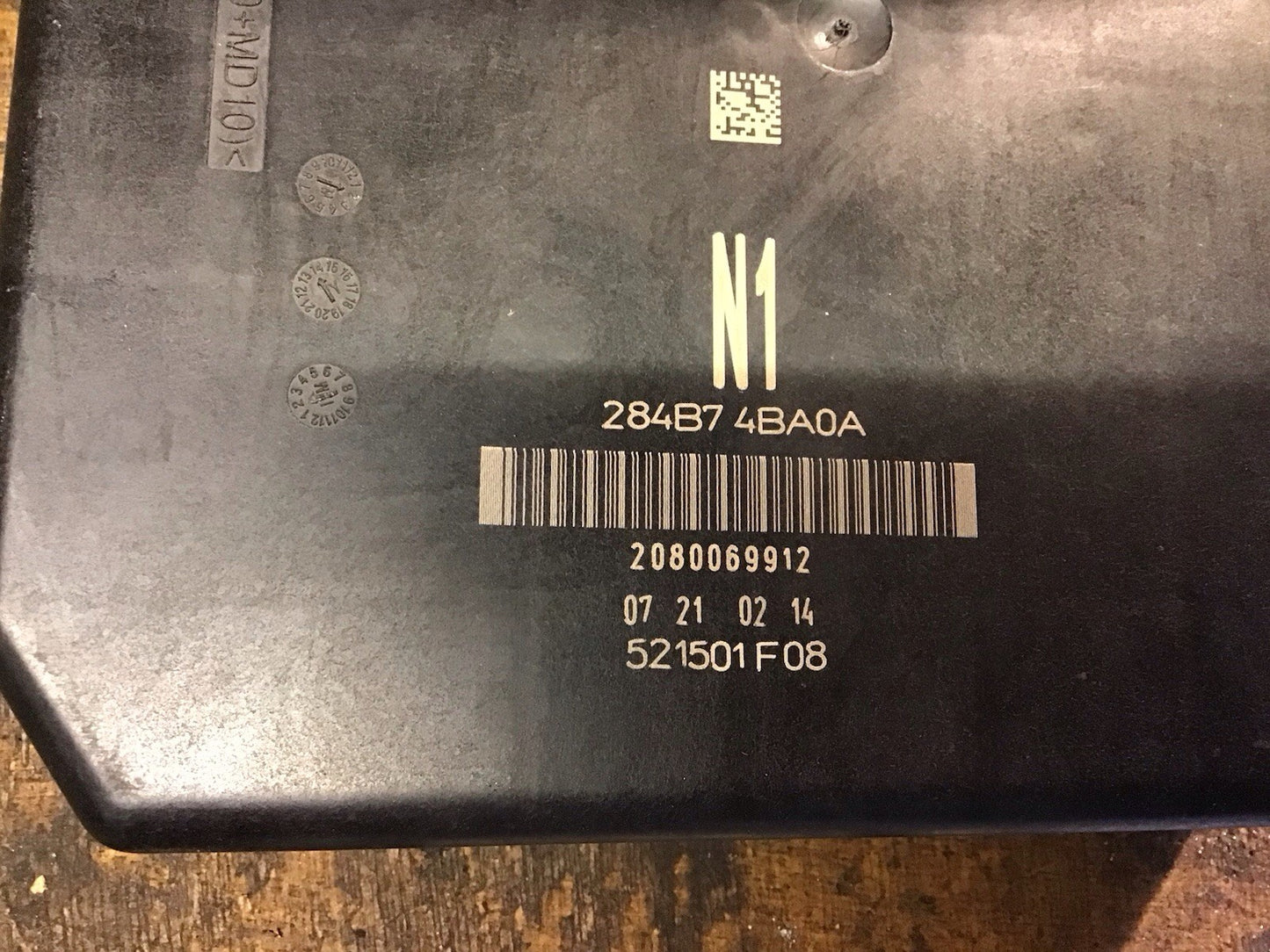 NISSAN QASHQAI J11E BCM BODY CONTROL MODULE 284B74BA0A 2013-2017