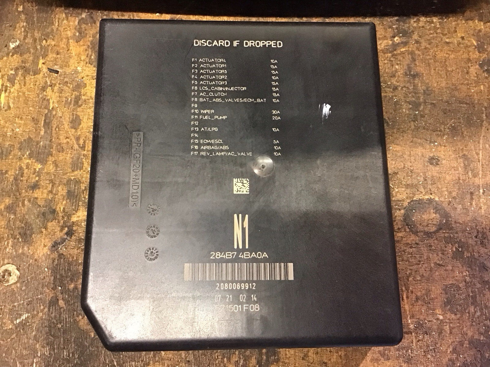 NISSAN QASHQAI J11E BCM BODY CONTROL MODULE 284B74BA0A 2013-2017