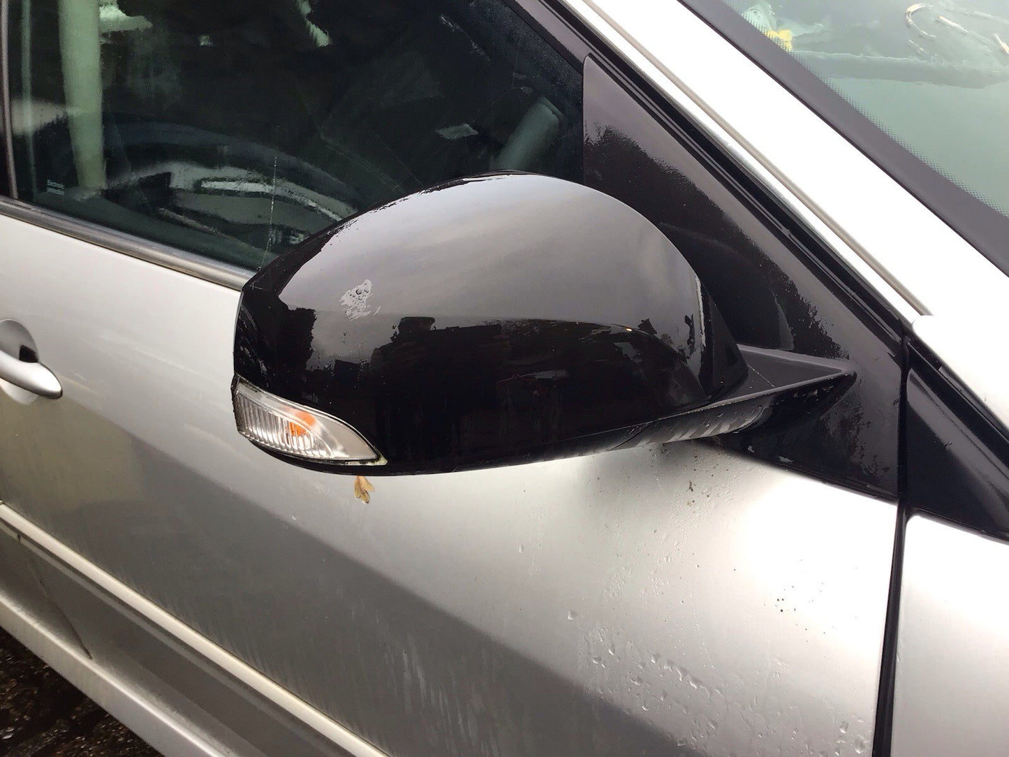 RENAULT LAGUNA MK3 DRIVERS SIDE DOOR MIRROR BLACK 2007-2015