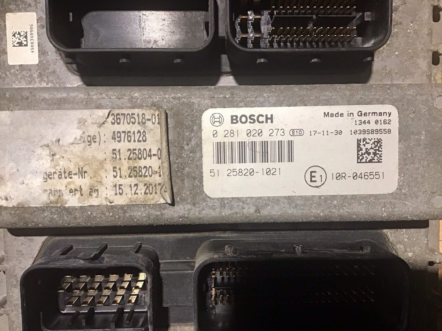 MAN TGX TGS 24.460 0281020273 ECU ENGINE CONTROL UNIT IGNITION SET 2015-2020