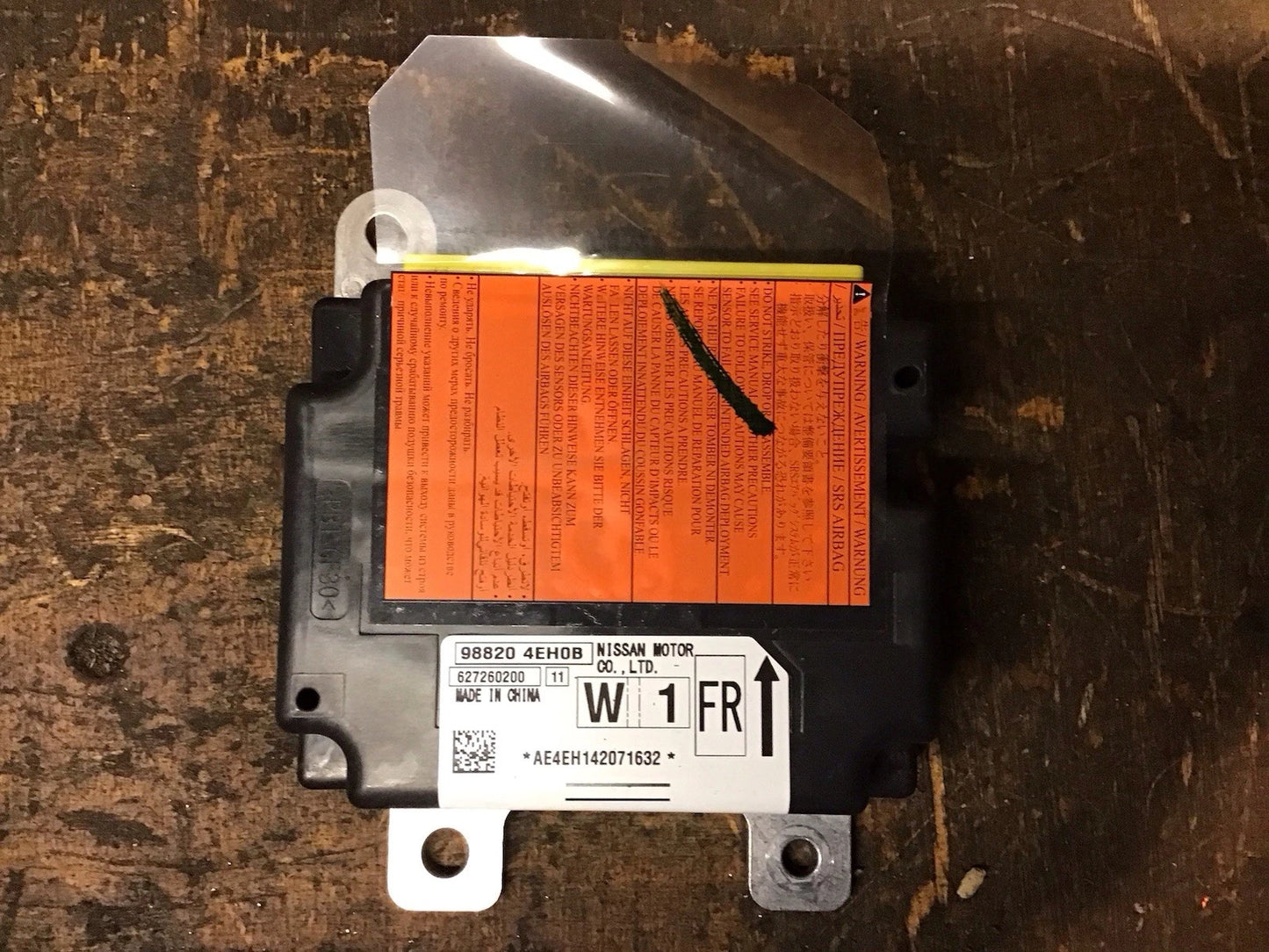 NISSAN QASHQAI J11E  AIR BAG MODULE SENSOR ECU 98820 4EH0B 2013-2020