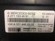 MERCEDES C180 COMPRESSOR ECU KIT A2711534591 W203 SIEMENS 5WK90547 2005-2009
