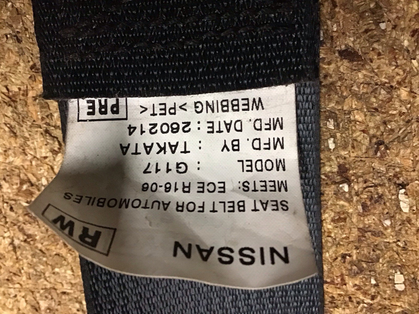 NISSAN QASHQAI J11E FRONT SEAT BELT PRETENSIONER DRIVERS SIDE 86884 4EA1A