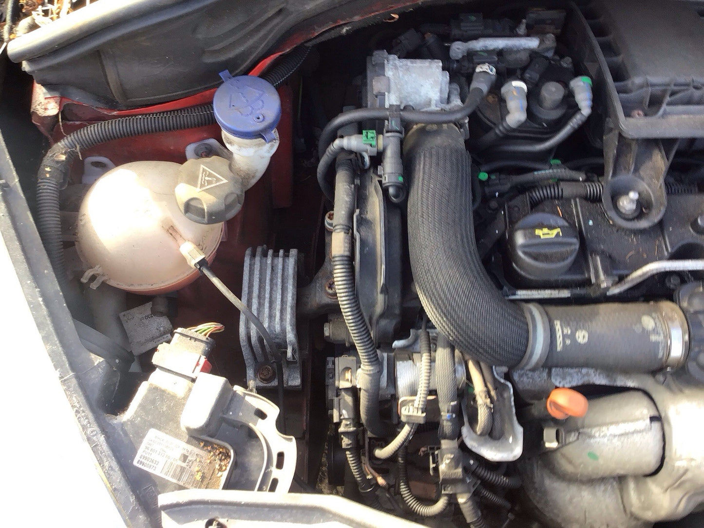 PEUGEOT CITROEN 1.4 HDI DIESEL ENGINE CODE 8HR (DV4C) 81000 MILES 2010-2015