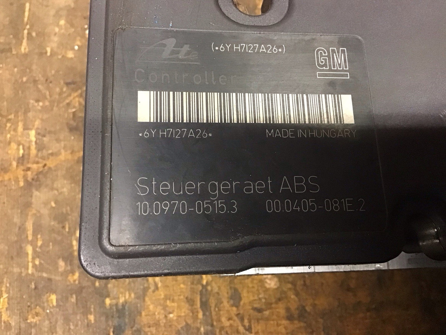 VAUXHALL ASTRA H ABS PUMP MODULE 13246534 BE ATE 10.0207-0081.4 2005-2010