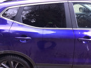 NISSAN QASHQAI J11 DRIVER SIDE REAR DOOR INK BLUE METALLIC BRN 2014-2020