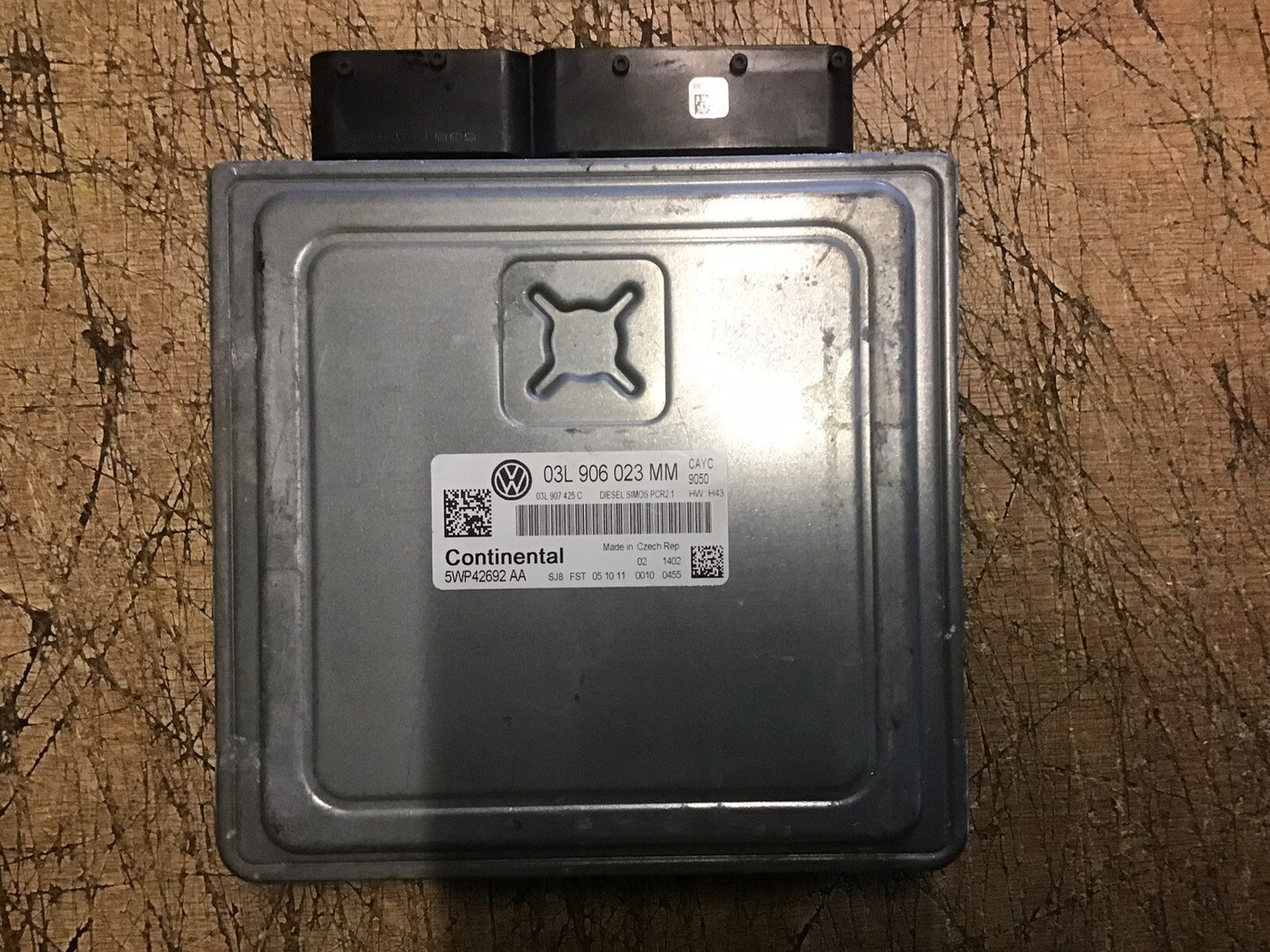 VOLKSWAGEN GOLF MK6 1.6 DIESEL ENGINE CONTROL UNIT ECU 03L906023MM CAY 2009-2012