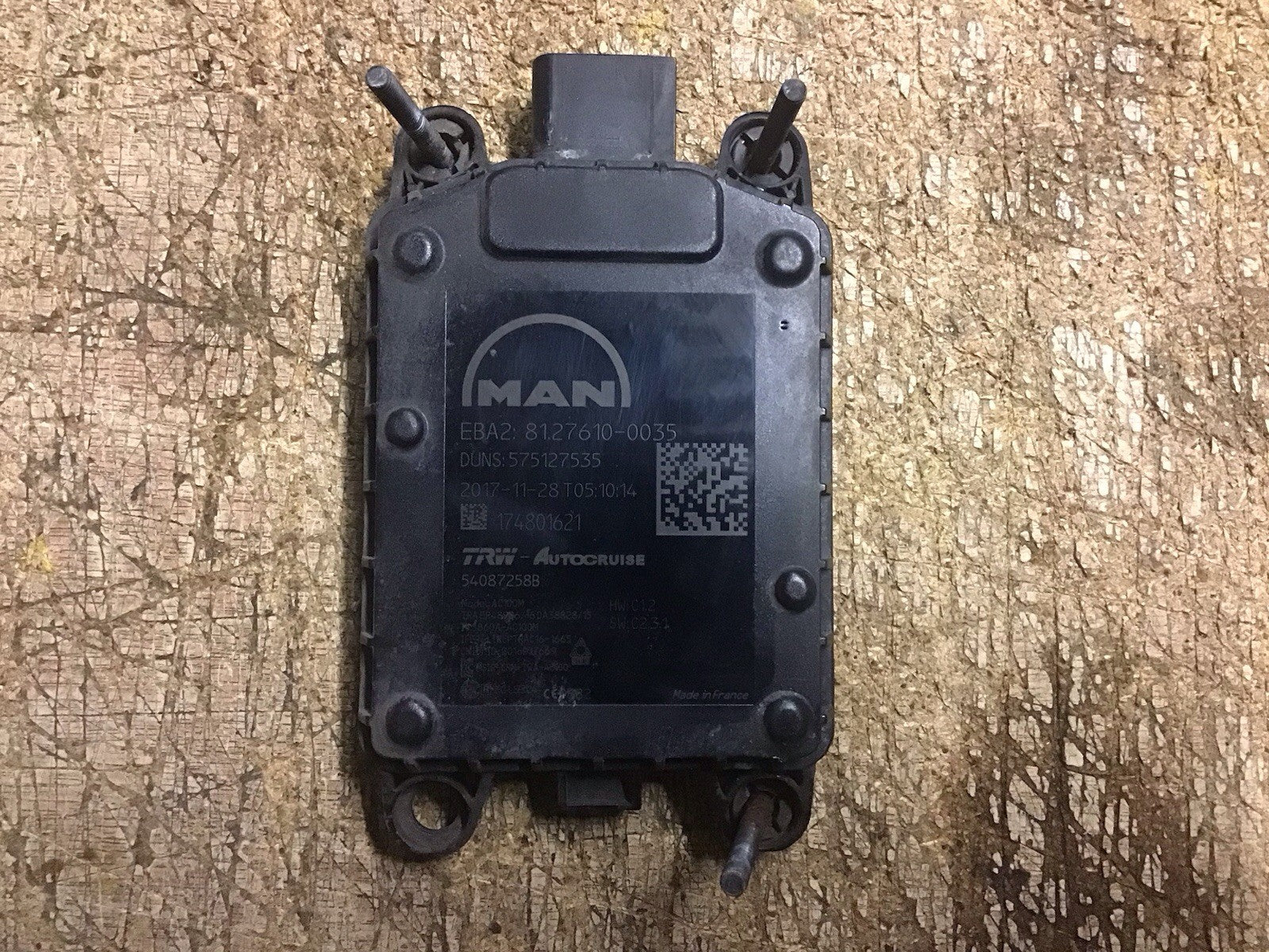 MAN TGX TGS DISTANCE SENSOR UNIT 81.27610-0035 81276100035 2015-2020