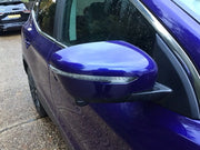 NISSAN QASHQAI J11E DRIVER SIDE DOOR MIRROR INK BLUE METALLIC BRN 2014-2020