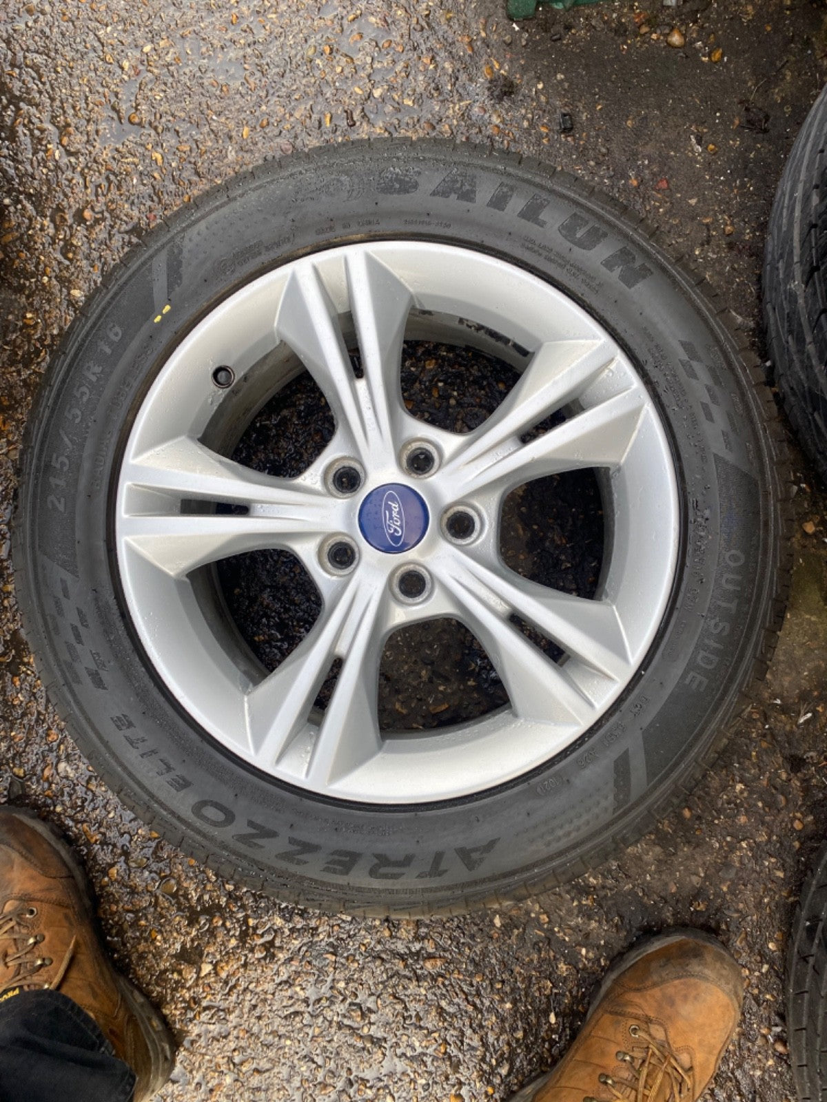 FORD FOCUS MK3 ALLOY WHEEL 16" CM5C-1007-AXA TYRE 215X55X16 2011-2018