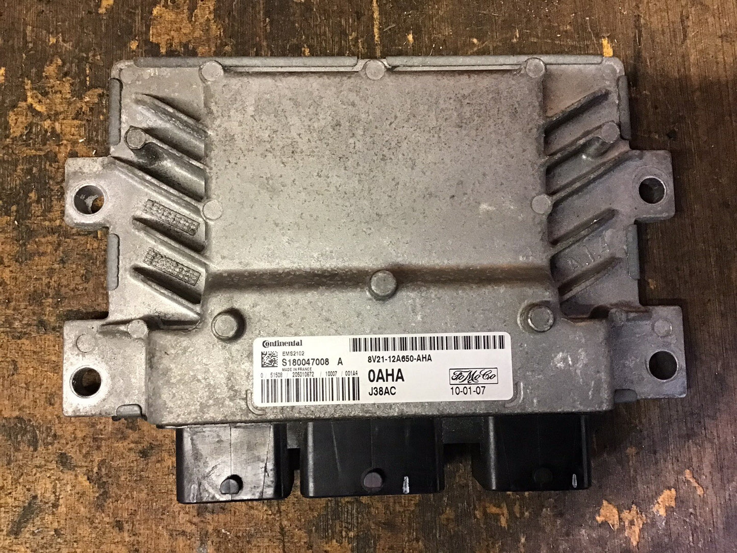 FORD FIESTA MK7 1.4 PETROL ENGINE ECU 8V21-12A650-AHA 0AHA 2008-2012