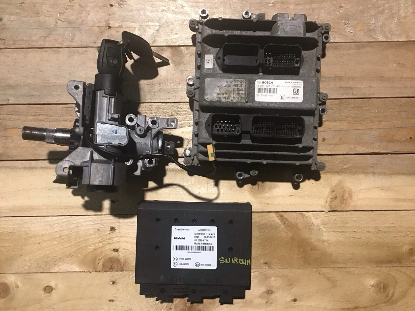 MAN TGX TGS 24.460 0281020273 ECU ENGINE CONTROL UNIT IGNITION SET 2015-2020