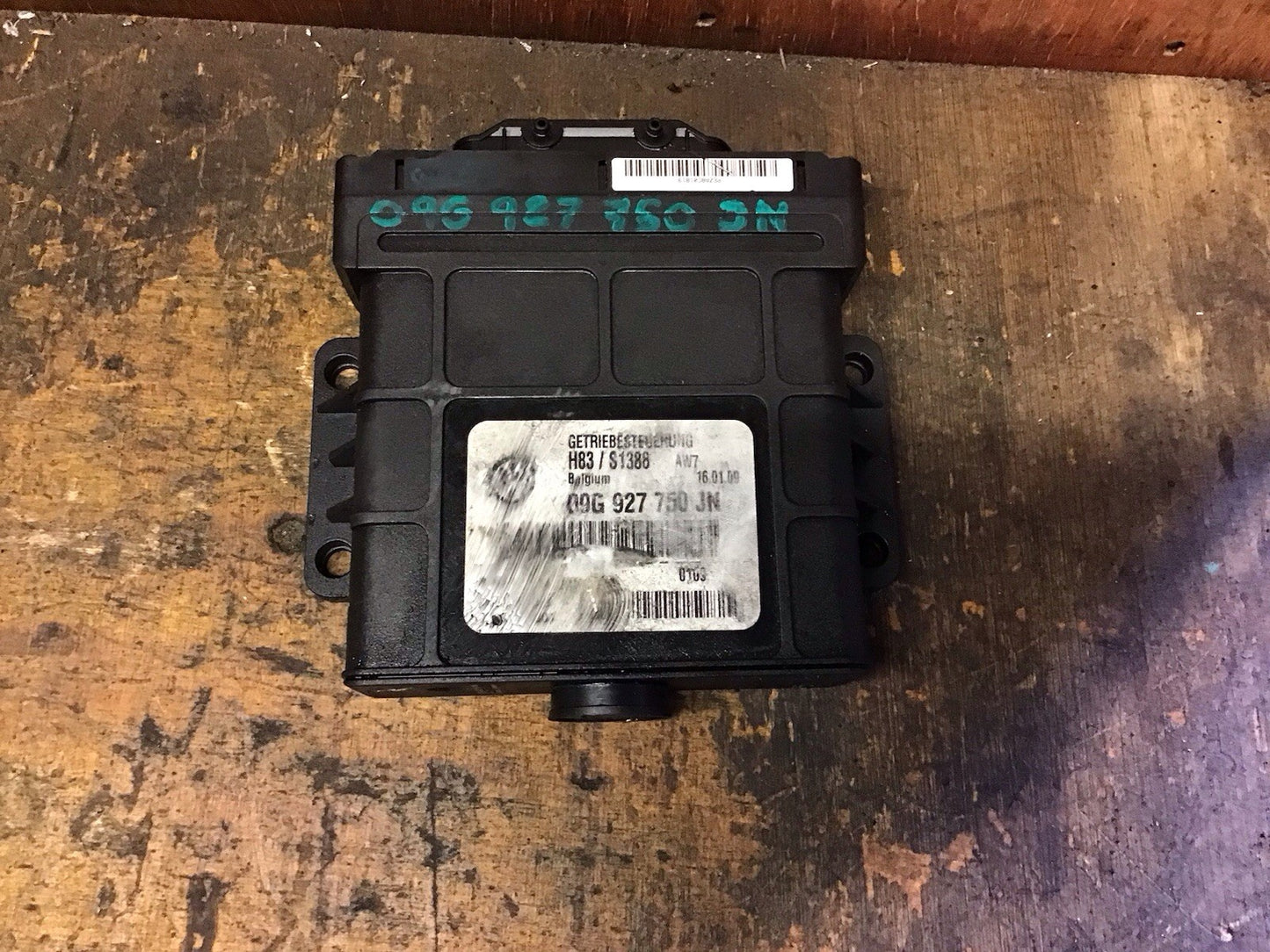 VOLKSWAGEN POLO 9N3 AUTOMATIC GEARBOX CONTROL MODULE ECU 09G927750JN 2005-2009