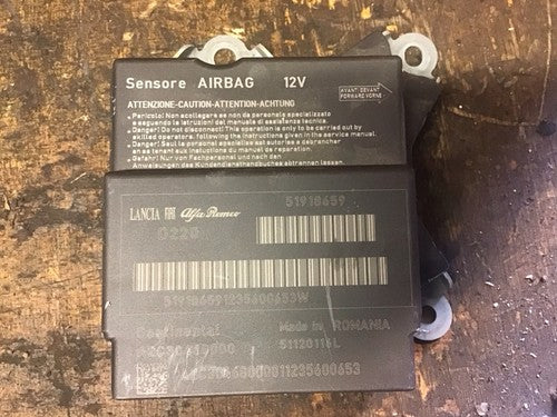 FIAT 500 AIR BAG MODULE SENSOR ECU 51918659 2008-2016