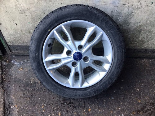 FORD FIESTA MK7 ALLOY WHEEL 15" TYRE 195X55X15 E1BJ-1007-AA 2013-2017