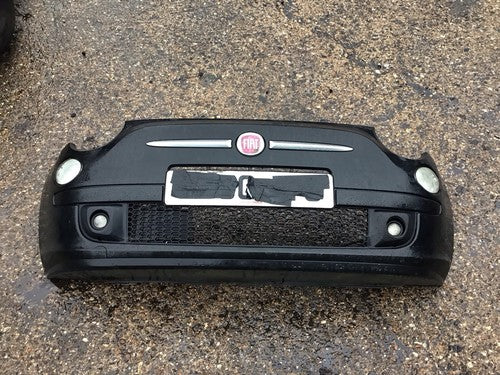 FIAT 500 FRONT BUMPER MAT BLACK 2009-2013