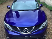 NISSAN QASHQAI J11E BONNET INK BLUE METALLIC PAINT CODE RBN 2013-2017