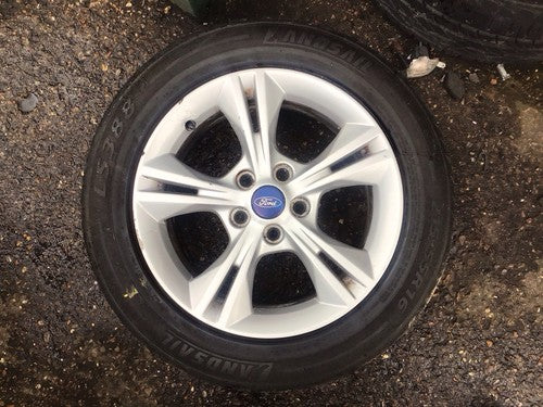 FORD FOCUS MK3 ALLOY WHEEL 16" CM5C-1007-AXA TYRE 215X55X16 2011-2018